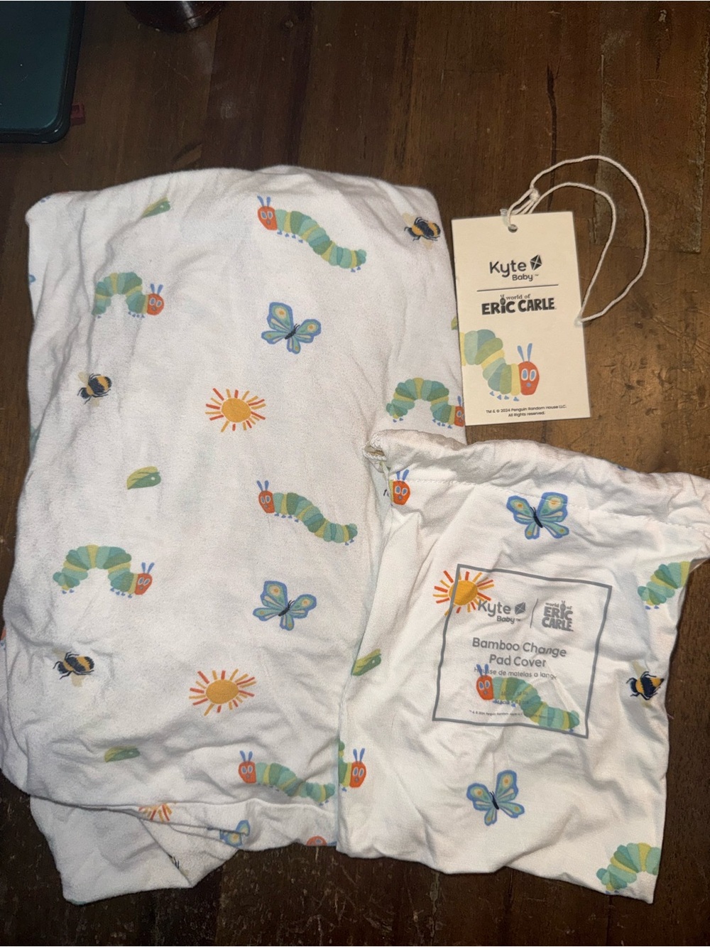 Kyte hungry caterpillar changing pad cover